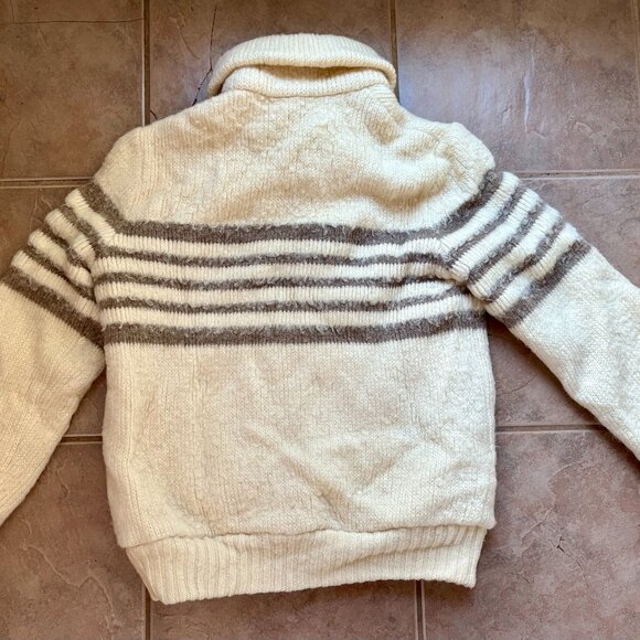 Hilda Ltd. vintage Icelandic Sweater Wool Full Zip Size Medium - Picture 5 of 5